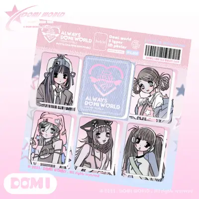 Domi World Pastel Daily Thick Sticker
