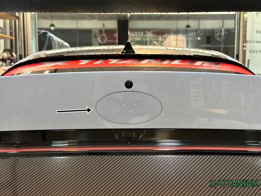 Elantra CN7, N Rear Flat Badge