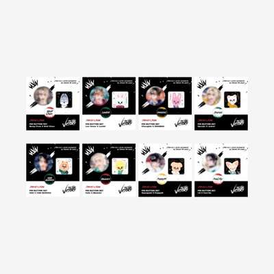 Stray Kids x SKZOO [THE VICTORY] SKZ X SKZOO PIN BUTTON SET