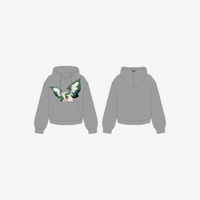 NMIXX hidenseek movvat: hoodie grey