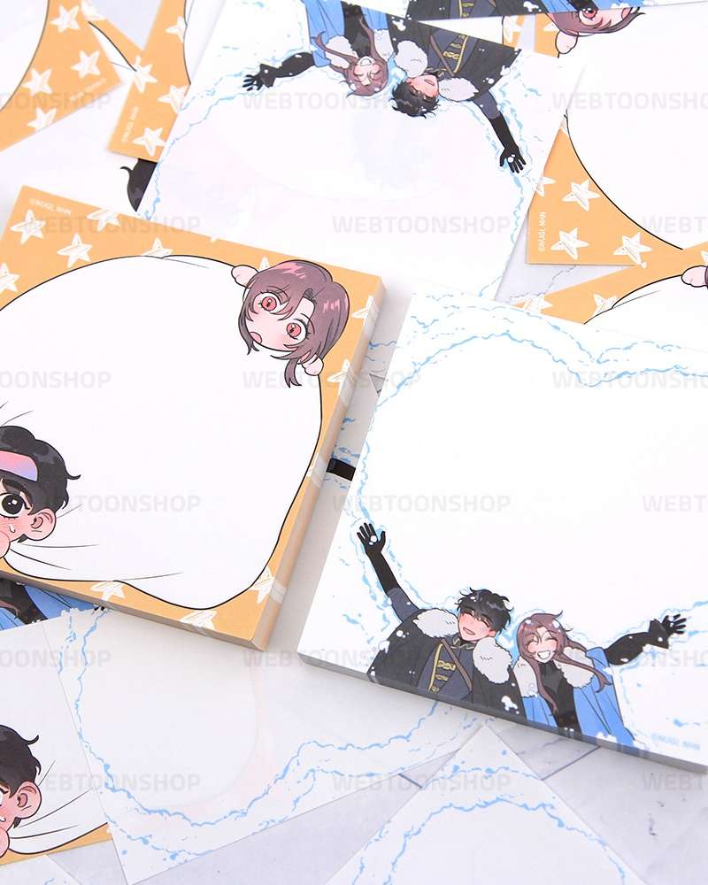 [Cold-Loving Northern Grand Duke] Webtoon Tteok Memo Pad 95×95mm 2 Types | Webtoon Goods