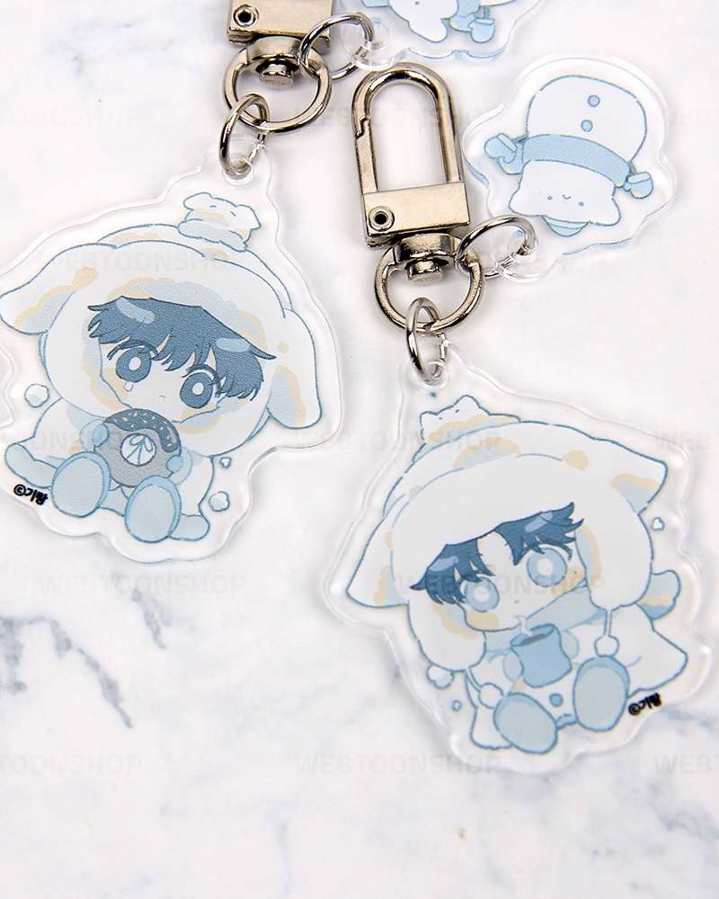 A World Without You Official Webtoon Acrylic 2-Tier Keyring 2 Types