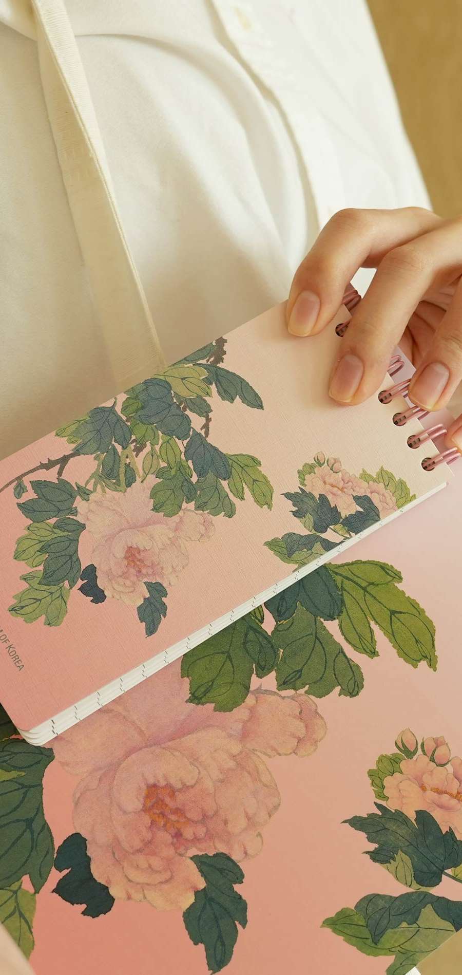Spring Notebook (Peony) - National Museum of Korea Specialty Product