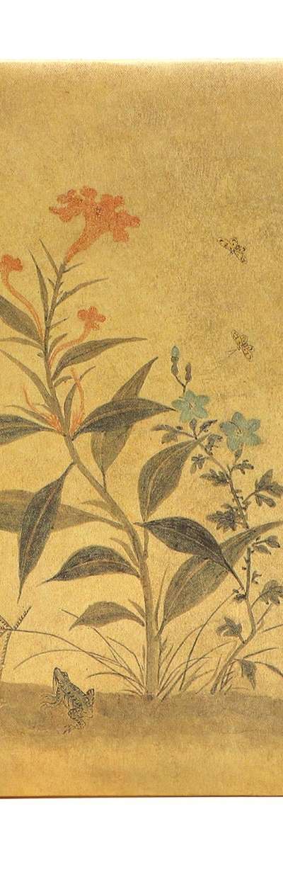 Chochoongdo Silk Hardcover Notebook (Flower)