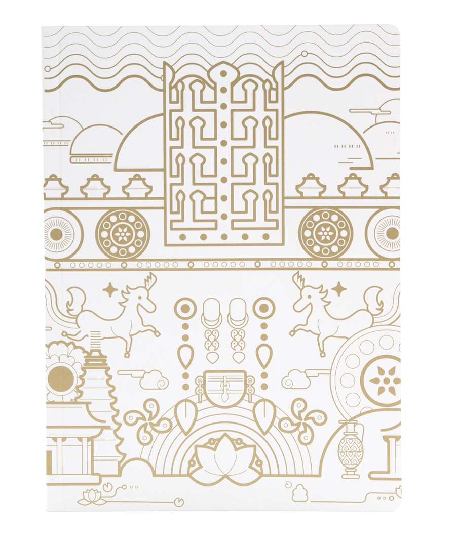 Silla Artifact Notebook (White) - National Gyeongju Museum Exclusive