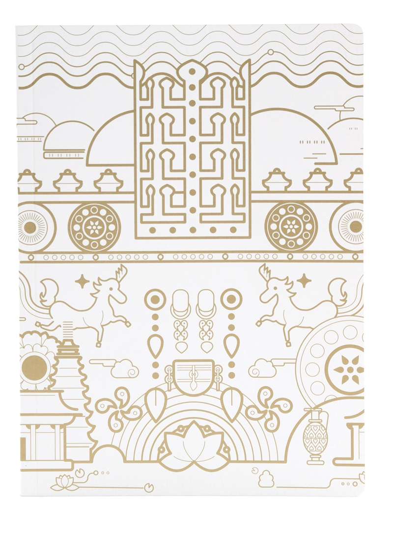 Silla Artifact Notebook (White) - National Gyeongju Museum Exclusive