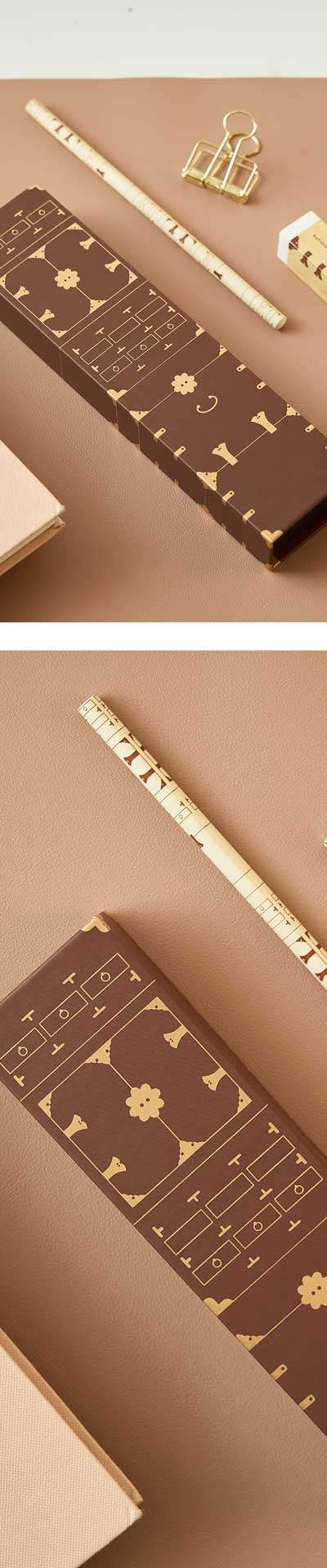Jeonju Jang Paper Pencil Case - National Jeonju Museum Specialty Product