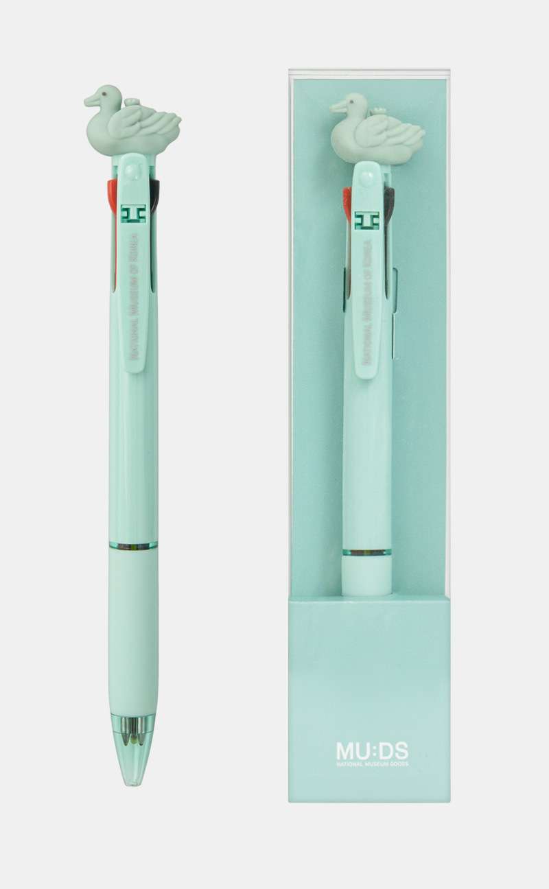Celadon Three-Color Ballpen (Duck-Shaped Water Dropper) [Crafting a Blue World, Goryeo Zoomorphic Celadon] Exhibition