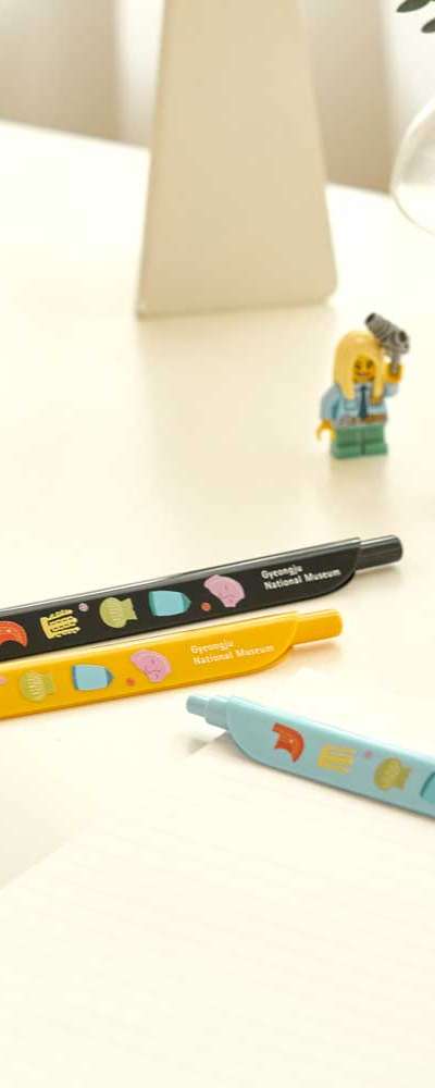 Gyeongju Heritage Clip Pen - National Gyeongju Museum Official Specialty Product