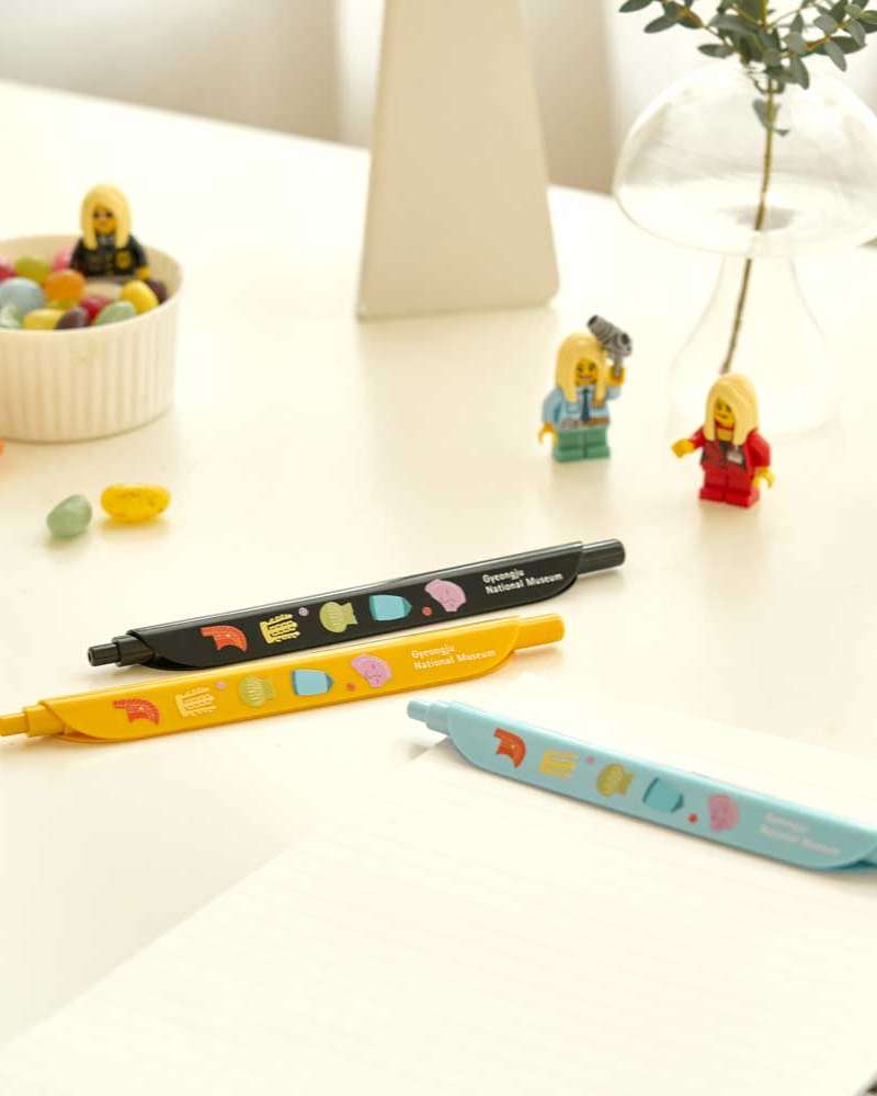 Gyeongju Heritage Clip Pen - National Gyeongju Museum Official Specialty Product