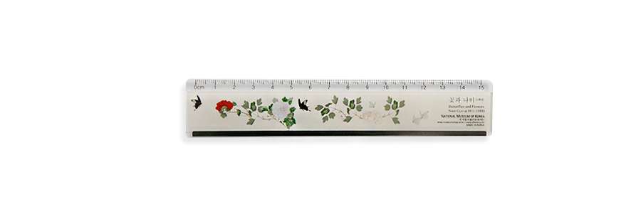 Flower and Butterfly Ruler (15cm)