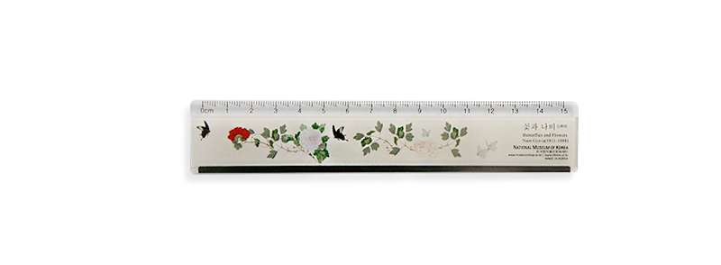 Flower and Butterfly Ruler (15cm)