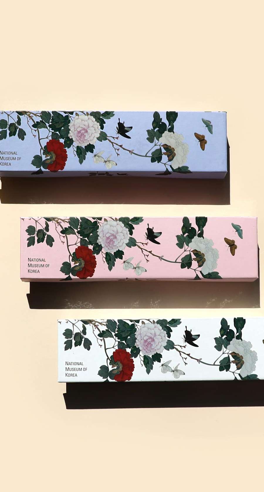 Flower and Butterfly Paper Pencil Case