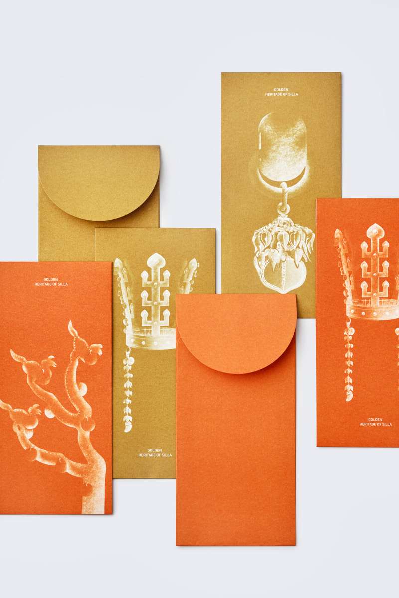Silla Gold Crown Envelope Set APEC 2025 KOREA Korea Craft Design Culture Promotion Agency Collaboration Product