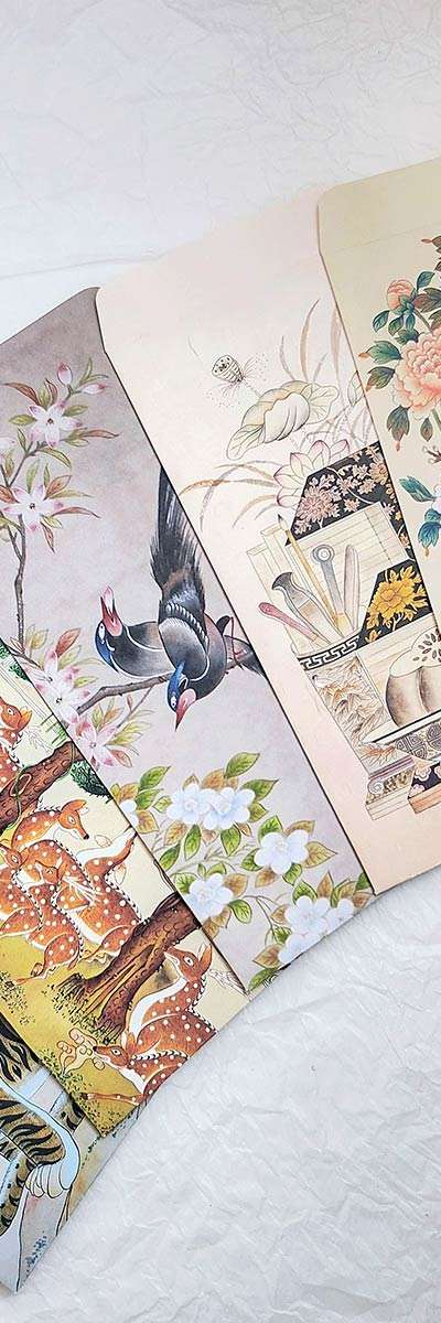 Folk Painting Five Blessings Envelope Set <2024 Muse Competition Selected Work>