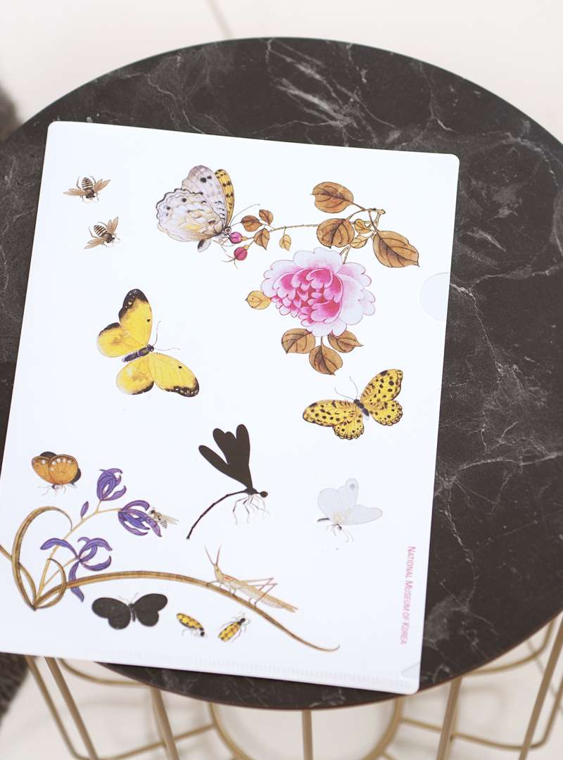 Yellow Butterfly L-Shaped Holder