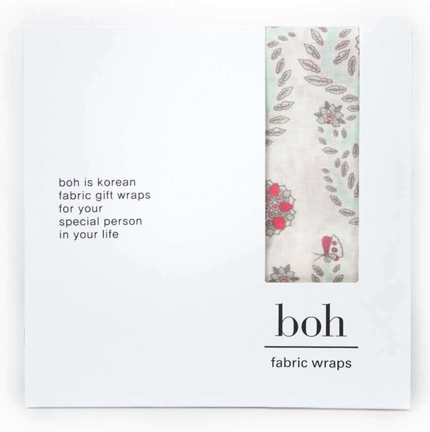 Single-Layer Bojagi Peony Beige
