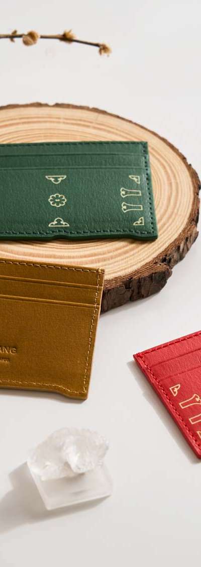 Jeonju Half-Folded Card Wallet - National Jeonju Museum Specialty Product