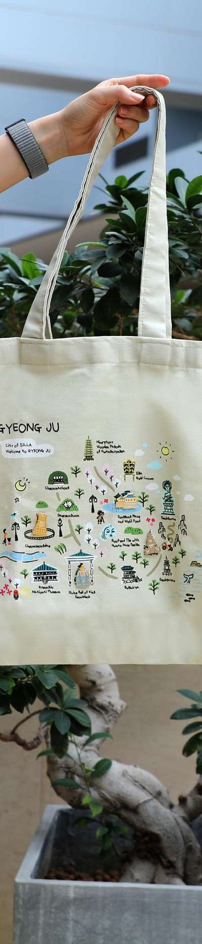 My Gyeongju Canvas Bag - National Gyeongju Museum Specialty Product
