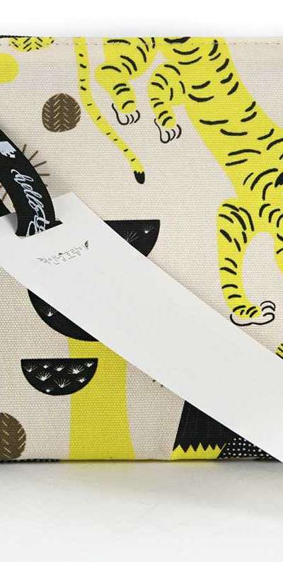 Yellow Tiger Pouch