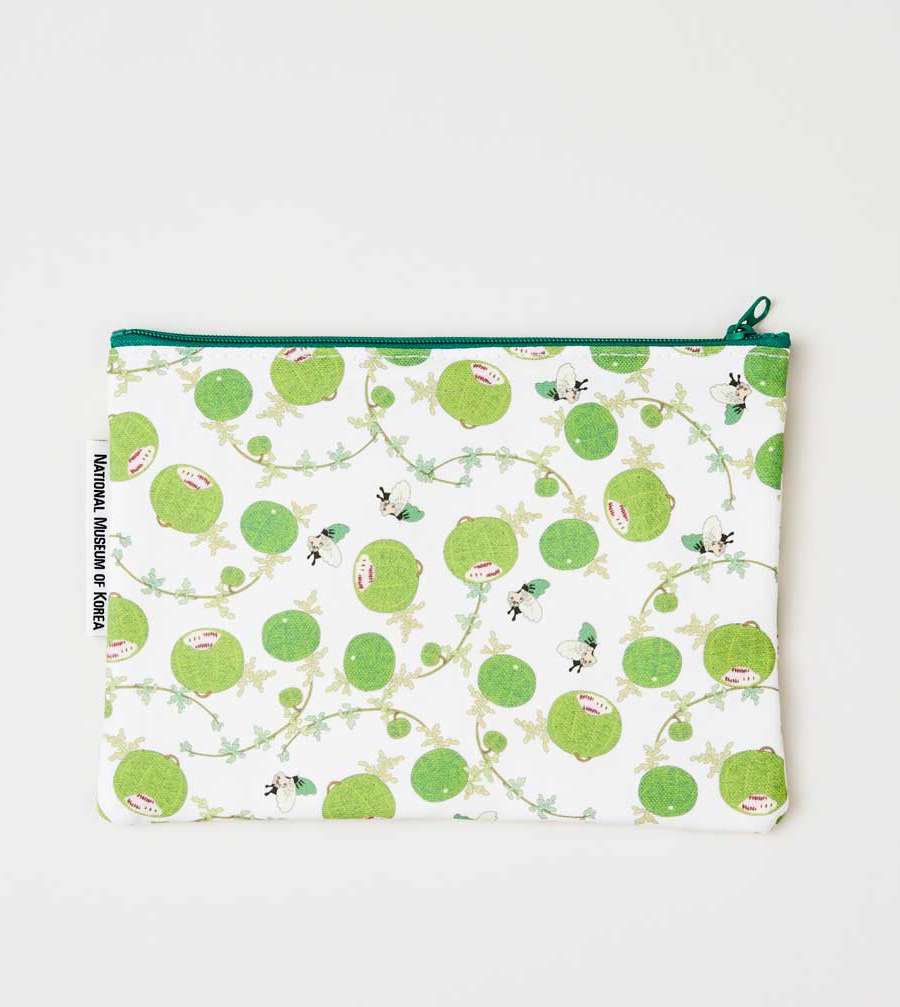 Grass and Insect Painting Pouch_Watermelon