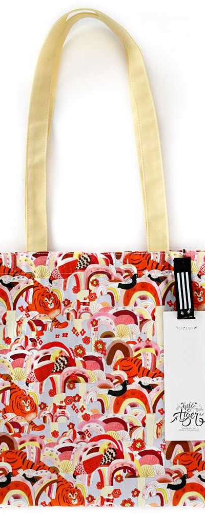 Red Tiger Canvas Tote Bag