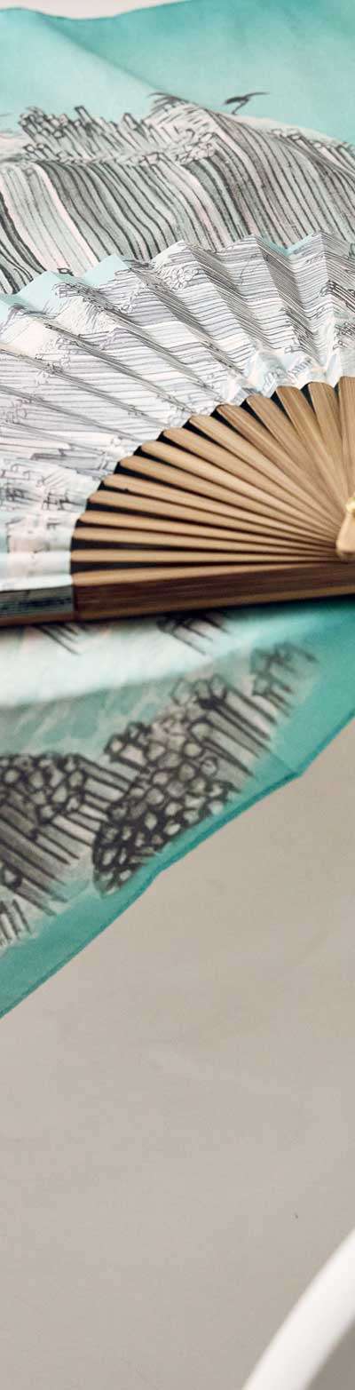 Folding Fan (Haesando Album) - National Museum of Korea Special Product