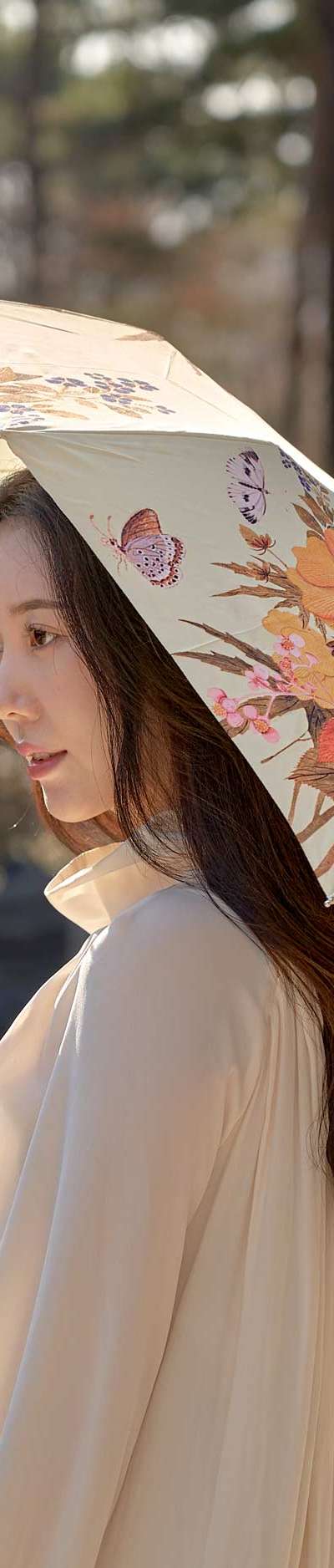 Nam Il-ho Yellow Flower 3-Section Auto Umbrella_Yellow