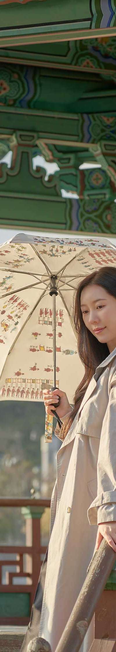 Gyeonggyeonggyeong Royal Wedding Records_3-Section Automatic Umbrella