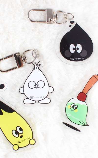Four Treasures of the Study Keyring <National Jeonju Museum Special Product>