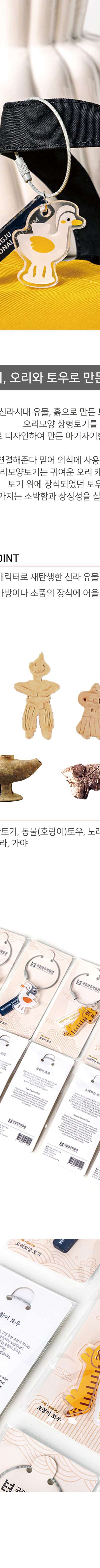 National Gyeongju Museum Artifact Keyring - National Gyeongju Museum Specialty Product
