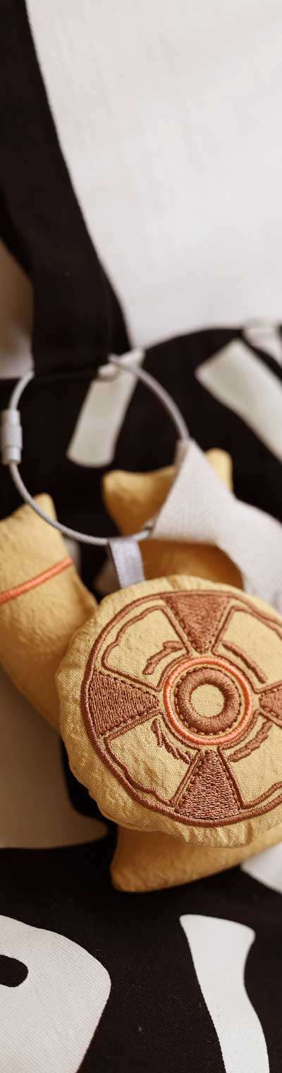 National Museum of Korea Keyring (Cart-wheel Pottery)