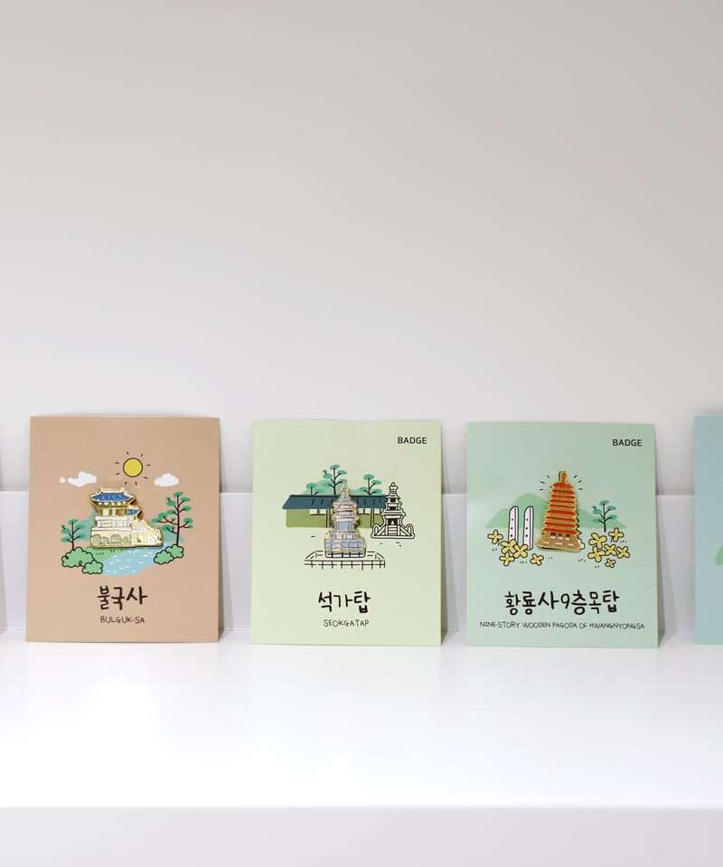 My Gyeongju Badge 2 - National Gyeongju Museum Specialty Product
