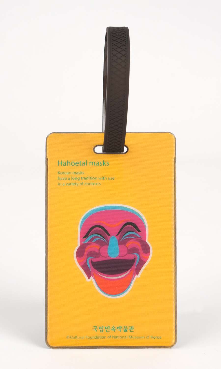 Hahoe Mask Travel Bag Tag (Yangban Mask)