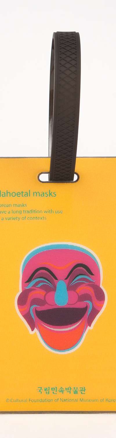 Hahoe Mask Travel Bag Tag (Yangban Mask)