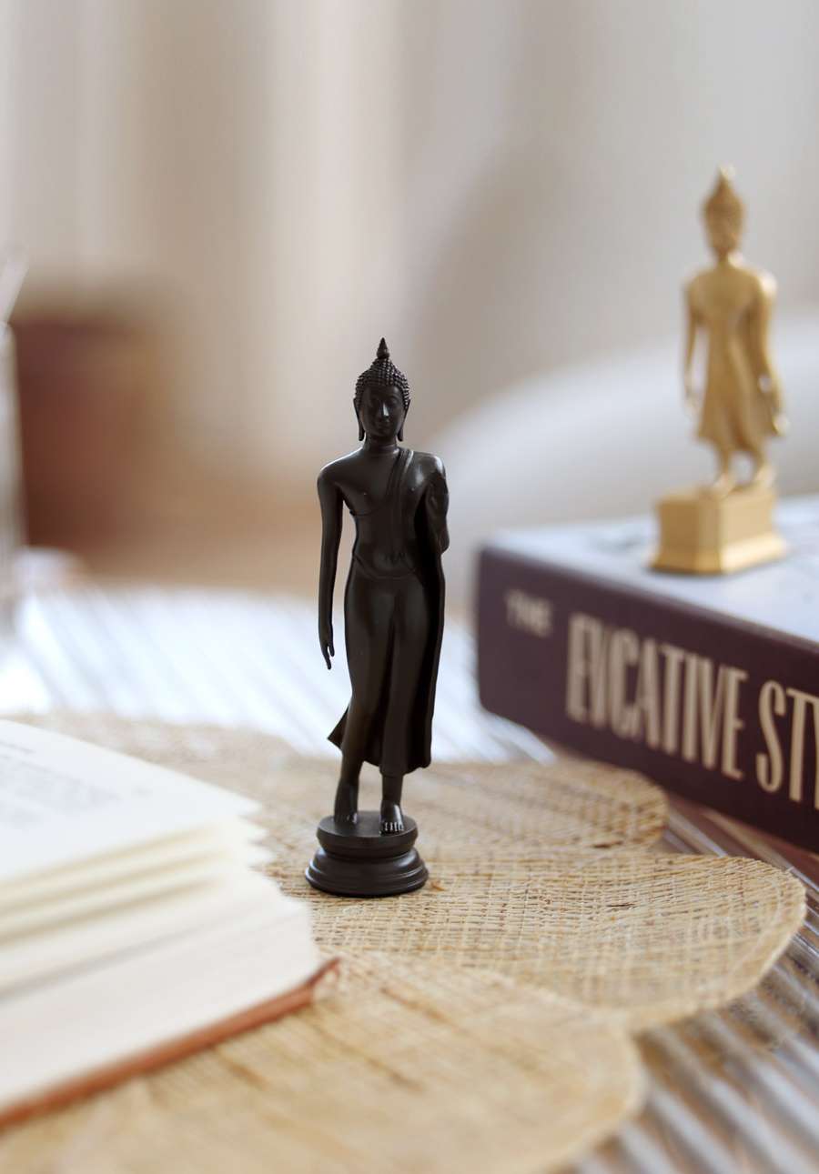 Thailand Exhibition Miniature (Walking Buddha) <Amazing Thailand: Thai Art Masterpieces Exhibition>