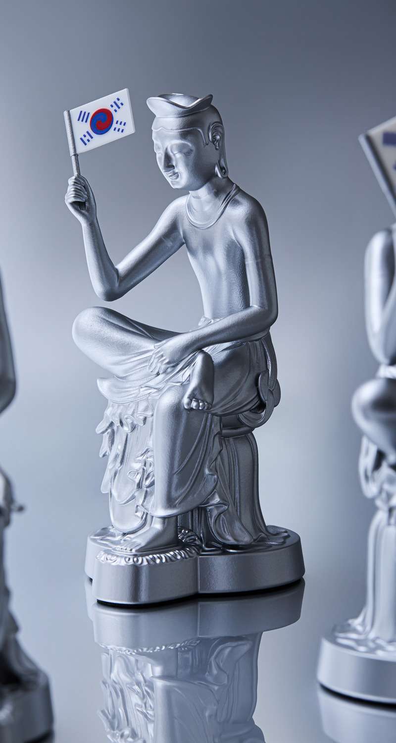 Maitreya in Contemplation Miniature - Liberation Anniversary Edition Limited Product for 80th Anniversary of Liberation