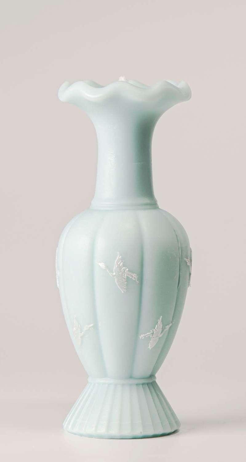 Celadon Inlay Cloud Crane Candle – Gangjin Melon-shaped Maebyeong <2024 Muse Competition Selected Work>