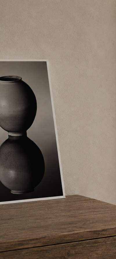 Mini Poster (White Porcelain Moon Jar) - National Museum of Korea Exclusive Product