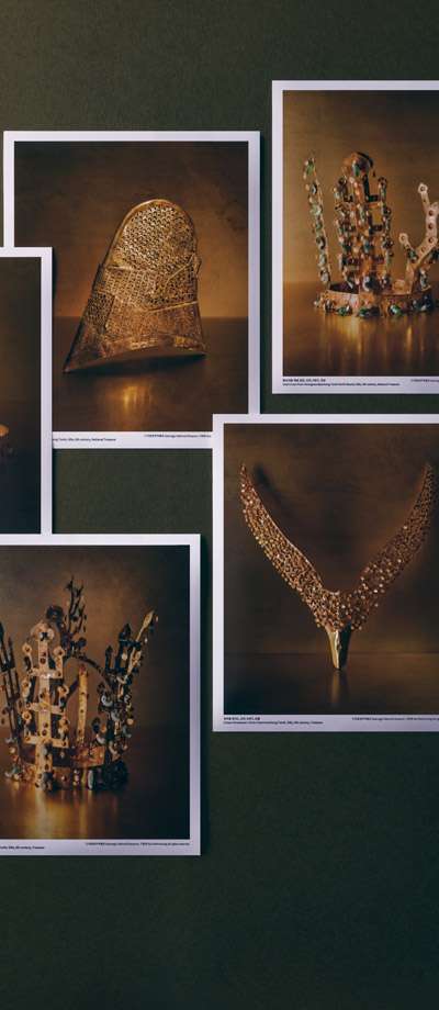 Gyeongju Gold Crown Art Print - National Gyeongju Museum Specialty Product (Collaboration with Photographer Koo Boun-chang)