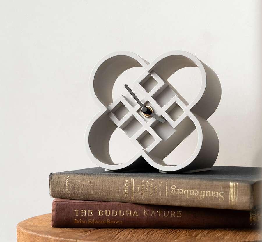 Lotus Pattern Desk Clock <2025 Muz Competition Selected Work>