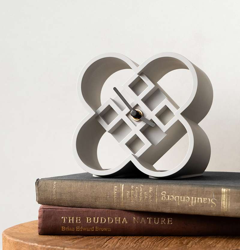 Lotus Pattern Desk Clock <2025 Muz Competition Selected Work>