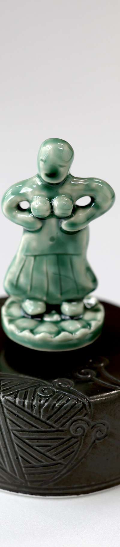Female Clay Figurine Music Box <National Gyeongju Museum Specialty Product>