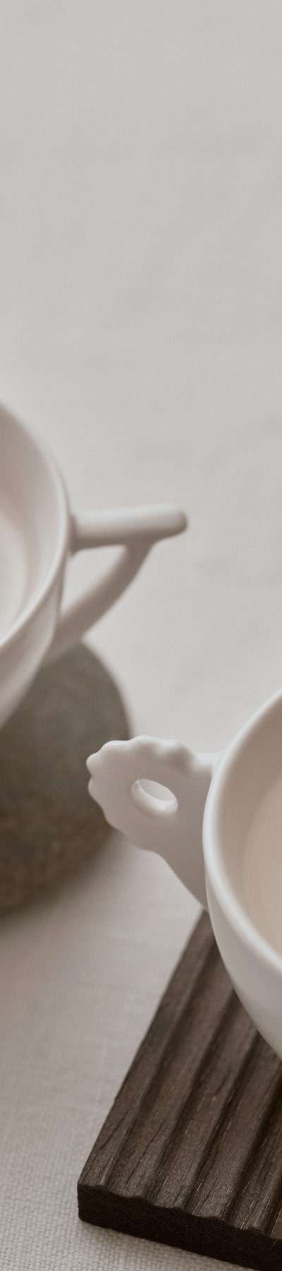 White Porcelain Ewer Cup Set <New Nation, New Art: Early Joseon Art Exhibition>