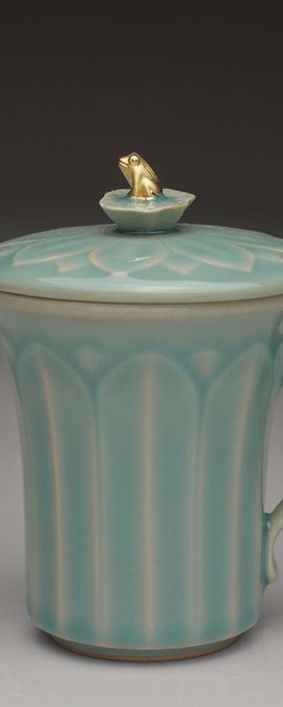 Celadon Golden Frog Mug [Crafting a Blue World, Goryeo Zoomorphic Celadon] Exhibition