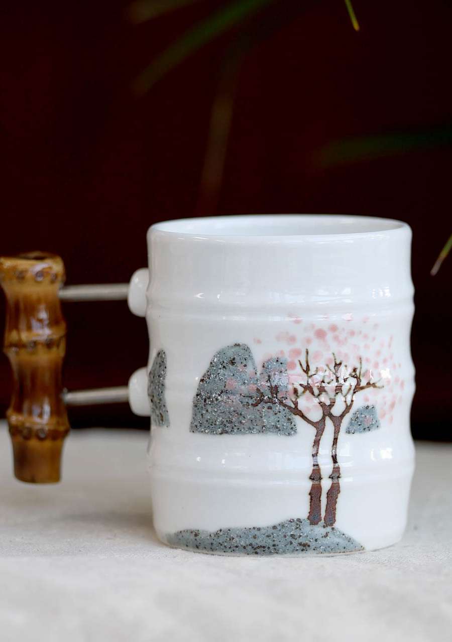 Bamboo Story (Four Seasons) Cup (Spring) <Tang-Tang Pyeong-Pyeong, The Power of Words and Pictures>