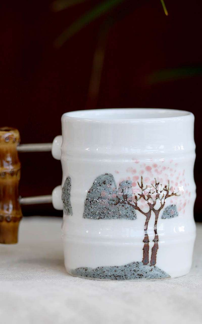 Bamboo Story (Four Seasons) Cup (Spring) <Tang-Tang Pyeong-Pyeong, The Power of Words and Pictures>
