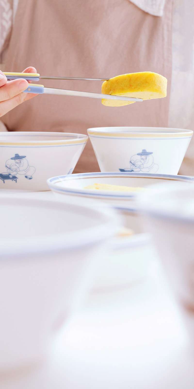 Our Table Exhibition Rice Bowl and Soup Bowl Set <Our Table> Exhibition