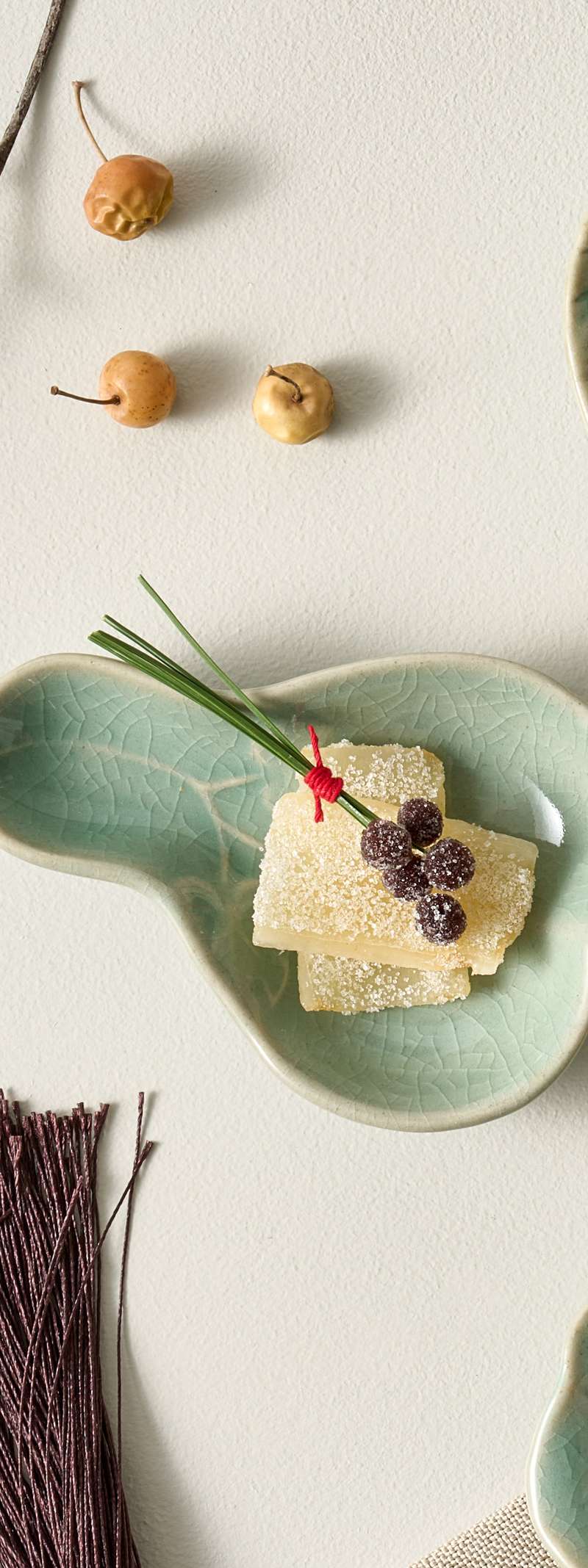 Celadon Dasik Plate Set (3p) Peony