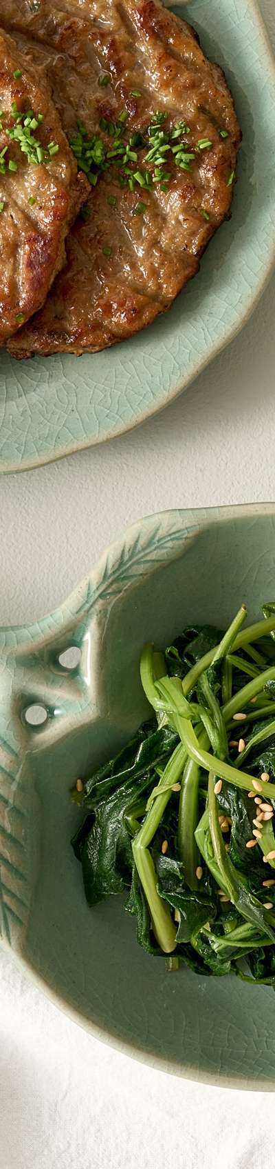 Celadon Dasik Plate_Peach